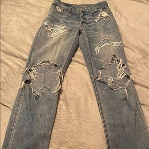 American Eagle ripped jeans